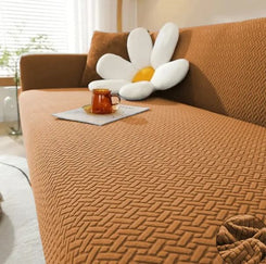 Strip Jacquard Fitted Sofa Covers