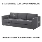 Turkish Style Sofa Covers – Maroon - Image 3