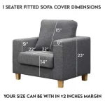 Turkish Style Sofa Covers – Blue - Image 2