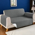 Ultrasonic Microfiber Sofa Cover– Grey