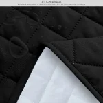 Waterproof Cotton Quilted Sofa Cover - Sofa Runners (Black) - Image 4