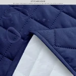 Waterproof Cotton Quilted Sofa Cover - Sofa Runners (Blue) - Image 3