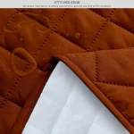 Waterproof Cotton Quilted Sofa Cover - Sofa Runners (Copper) - Image 3