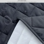 Waterproof Cotton Quilted Sofa Cover - Sofa Runners (Grey) - Image 3
