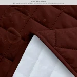 Waterproof Cotton Quilted Sofa Cover - Sofa Runners (Brown) - Image 3