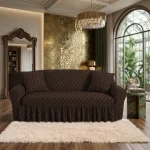 Butterfly Sofa Covers Dark Brown - Image 2