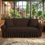Butterfly Sofa Covers Dark Brown - Image 3