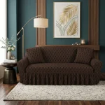 Butterfly Sofa Covers Dark Brown - Image 4