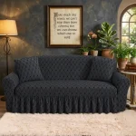 Butterfly Sofa Covers Grey - Image 4
