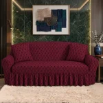 Butterfly Sofa Covers Maroon