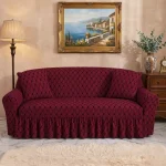 Butterfly Sofa Covers Maroon - Image 2